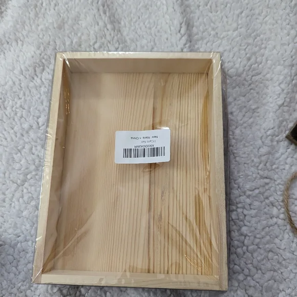 Dad Board Wall Photo Holder & I Cant Say I Love You Enough Wooden Box Sign - Picture 3 of 7